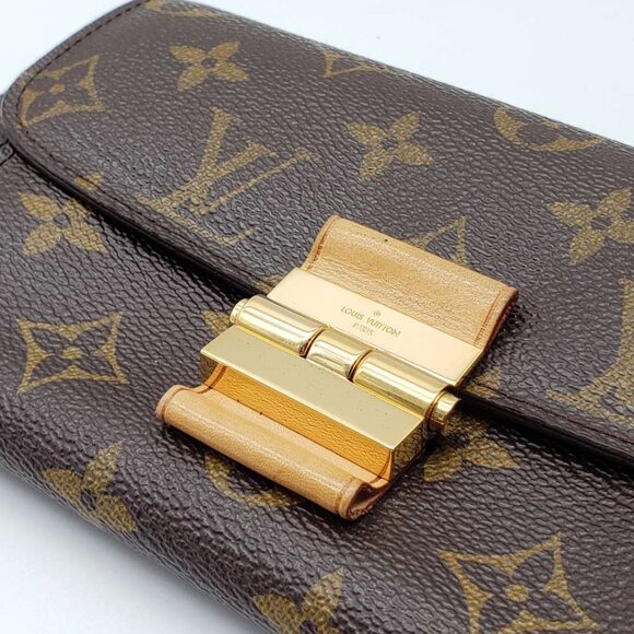 100% Authentic Louis Vuitton Brown Monogram Long Wallet - Picture 9 of 16